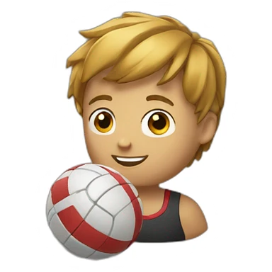 Chat avec sa balle sticker