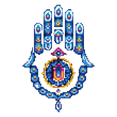 hamsa hand sticker