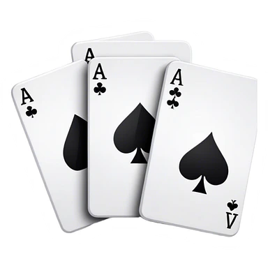 black cards with white words sticker