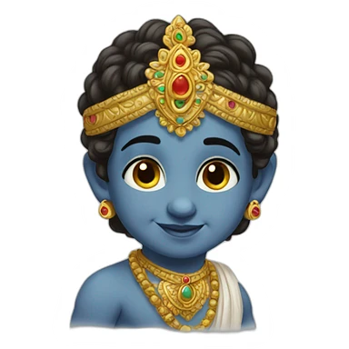 Little Krishna sticker