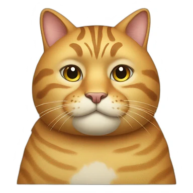 Big fat cat sticker