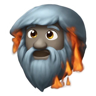 An ember sticker
