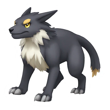 cute cool edgy Digimon-Fakemon-animal full body sticker