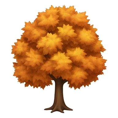 Autumn tree sticker