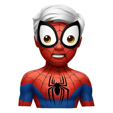 Spider man emoji sticker