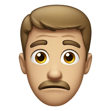 Guy smelling something gross sticker