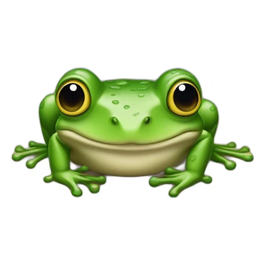 Une grenouille en caca sticker