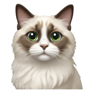 ragdoll shorthair cat sticker