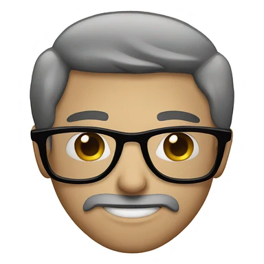 glasses guy animated emoji sticker