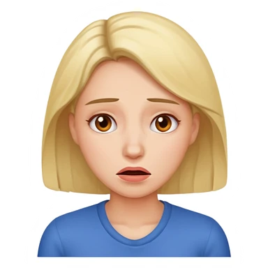 Women stressed sticker