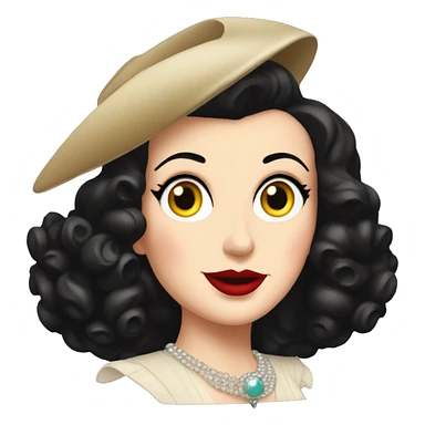 Hedy Lamarr with wifi antenna sticker