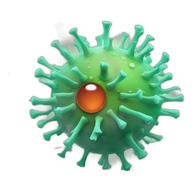 Corona virus sticker