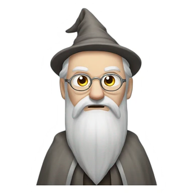 angry dumbledore sticker