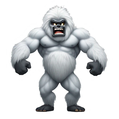 Abominable flexing sticker
