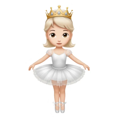 Ballerina girl sticker