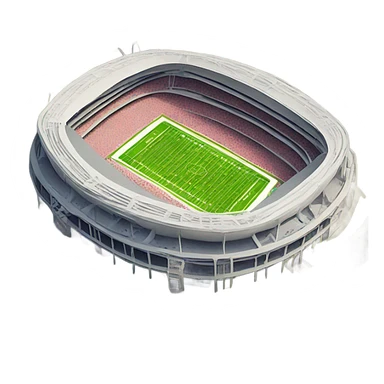Huge football stadium  sticker