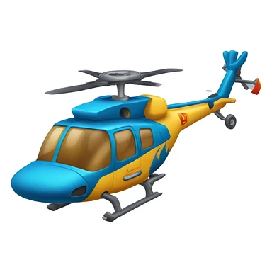 Dragón flying helicóptero sticker