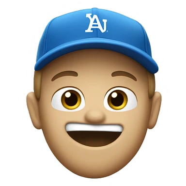 Un geai bleu qui joue au baseball sticker