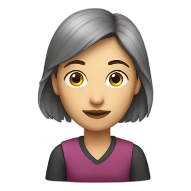 Writer woman sitting in wc sticker