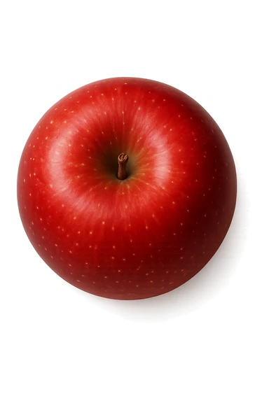 mela vista dall'alto sticker