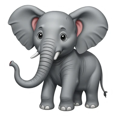 elephant freaking sticker