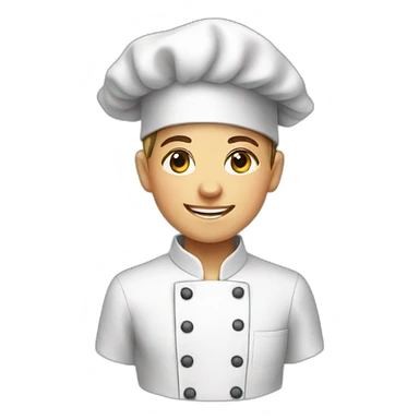 young boy Chef  sticker