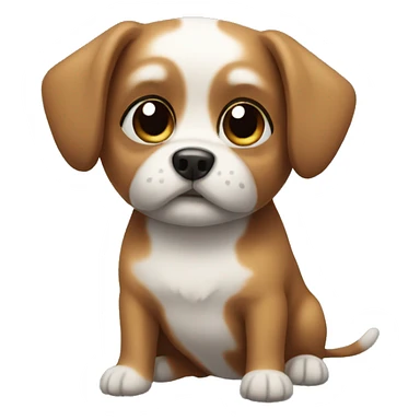 very small dog sticker