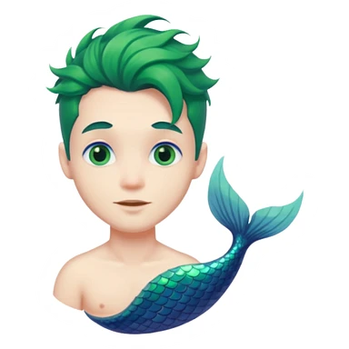 Merman sticker