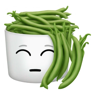 steamed green beans sticker