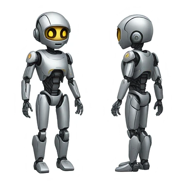 human robot full body sticker