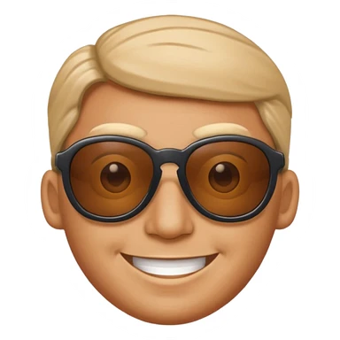 thread police smiling with sunglasses sticker