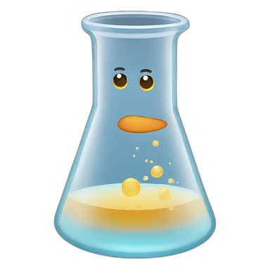 Lab beaker sticker