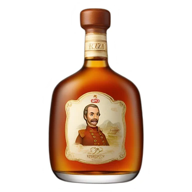 52 years Kizlyar brandy sticker