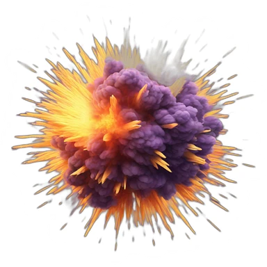 big bang explosion sticker