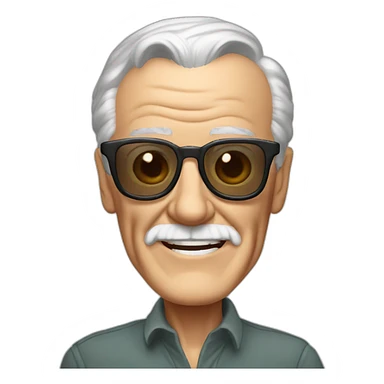 Stan lee sticker