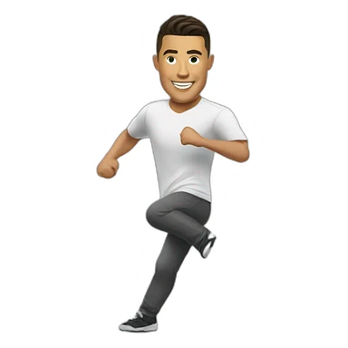 Ronaldo dancing  sticker