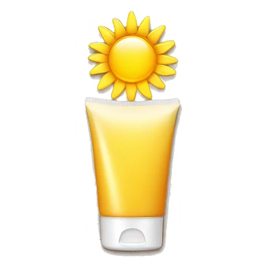 sun cream sticker