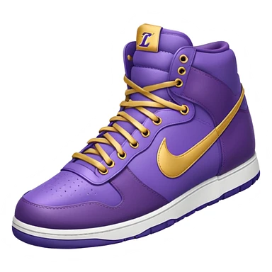 Lakers nike shoes sticker