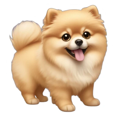 Pomeranian puppy sticker