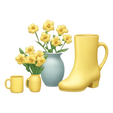 Yellow pastel aesthetic sticker