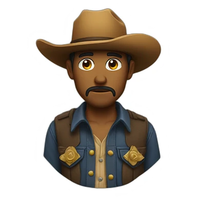 sob cowboy sticker