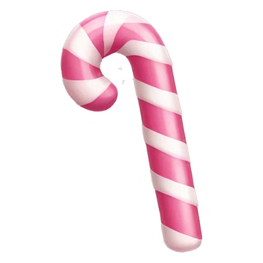 Light pink candy cane sticker