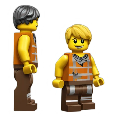 Lego guy sticker