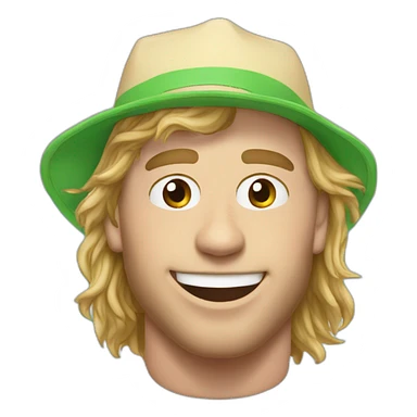 Patrick Kane as a beach bum sticker