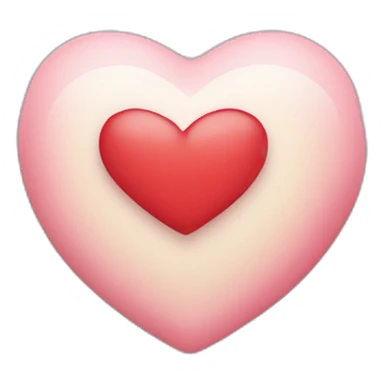 cœur sur un cœur sticker