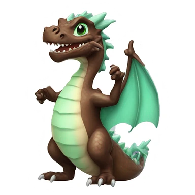 Mint Choco pizza dragon sticker