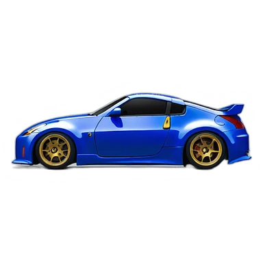 350z drift tuning blue sticker