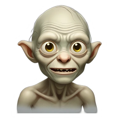 gollum selfie sticker