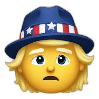 Trump qui sourit sticker