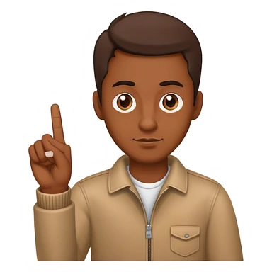 Homme qui fait des doigts d’honneur  sticker